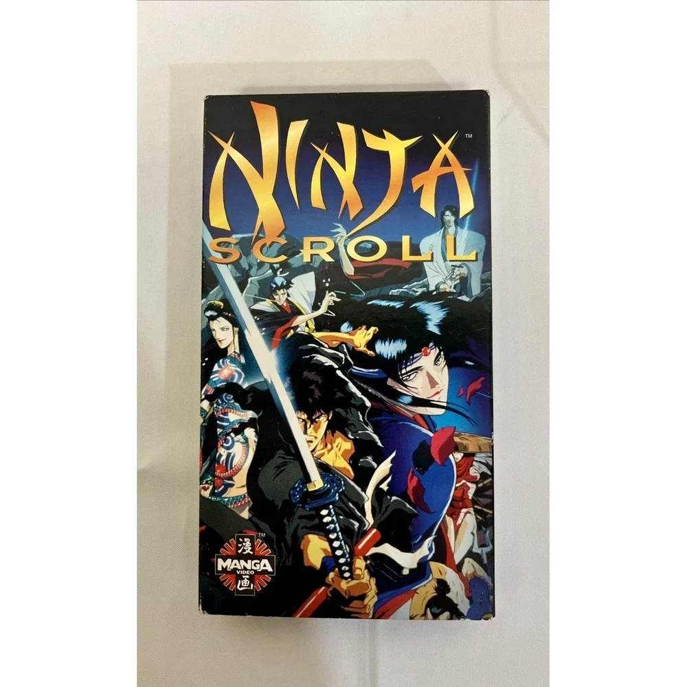 Ninja Scroll - VHS - 1995 - Original Japanese Anime Manga Video Tested & Works